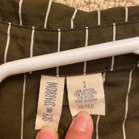 Stripe Knot Button Down Shirt - Picture 3 of 3